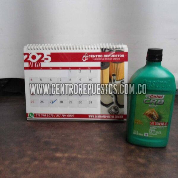 CASTROL 15W40 CADA LITRO