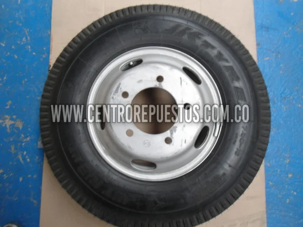 LLANTA JK TYRE 700-16 CON RIN