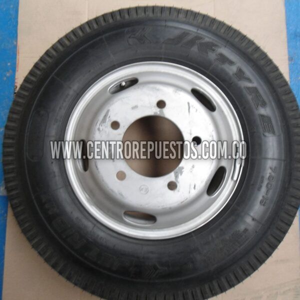 LLANTA JK TYRE 700-16 CON RIN
